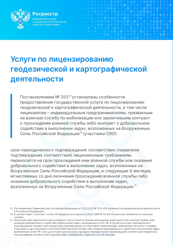 Росреестр поддерживает военнослужащих (ветеранов) - участников СВО и членов их семей в установленной сфере деятельности